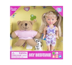 Игровой набор Paula С любимой игрушкой Кукла с медвежонком