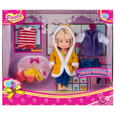 Игровой набор Paula Зимний гардероб, блондинка