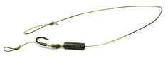 Поводок карповый DISRUPTION 25lb, 20cm, GREEN WIDE GAPE TALON TIP № 6, CARPE DIEM