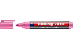 Фломастер с круглым наконечником, 0,5-1 мм, розовый Edding