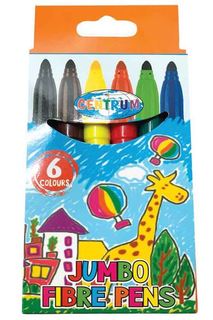 Фломастеры "Jumbo. Magic Willage", 6 цветов Centrum
