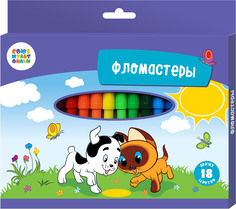Набор фломастеров "Котенок по имени Гав", 18 штук, арт. СМФ 13014 Синеполис