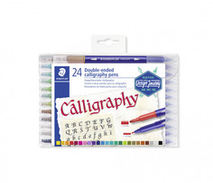 Фломастеры для письма и дизайна "Calligraphy Design Journey", 24 цвета Staedtler