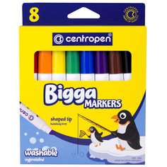 Фломастеры "Bigga Markers", 8 цветов Centropen