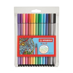 Фломастеры "Pen 68", 15 цветов Stabilo