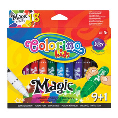 Фломастеры "Magic", 9 цветов + 1 белый Colorino