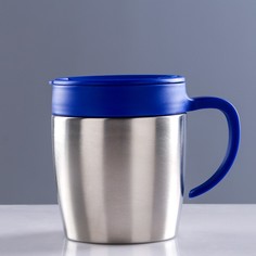 Термокружка Comfort 450 мл, ручка-ушко, микс, внутри металл (1685161) Sima Land