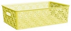 Набор корзинок Ромашки, лимон, 35x24,5x10,5 см, 7,5 литров, 2 штуки Violet