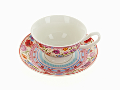 Чайная пара Nouvelle Разноцветные Тюльпаны на 1 персону