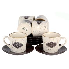 Набор чайный Дело Вкуса 200 мл на 6 персон BRSC029-771ABC Коралл