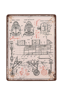 Табличка, 30x40 Декоративная жесть