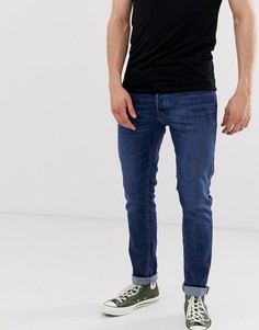 Синие суженные книзу джинсы Jack & Jones-Синий