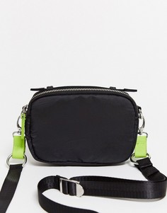 Черная сумка через плечо для авиапутешествий ASOS DESIGN-Черный