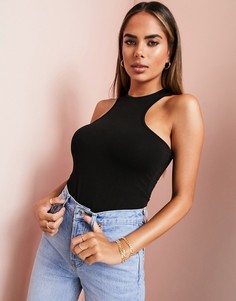 Боди черного цвета ASOS LUXE-Черный