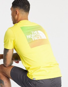 Желтая футболка The North Face Rainbox-Желтый