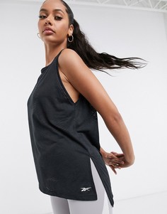 Черная майка Reebok training-Черный