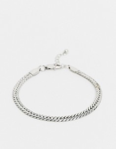 Серебристый браслет-цепочка 5 мм в винтажном стиле ASOS DESIGN​​​​​​​-Серебряный