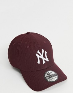 Красная кепка New Era 39thirty NY-Красный