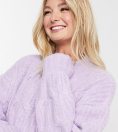 Светло-фиолетовый трикотажный джемпер Urban Bliss Maternity