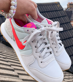 Розовые кроссовки Nike Internationalist-Розовый