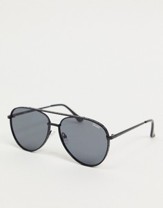 Черные солнцезащитные очки-авиаторы Quay Australia X Lizzo Starry Eyed-Черный