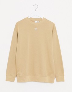 Бежевый свитшот adidas Originals Essentials-Серый