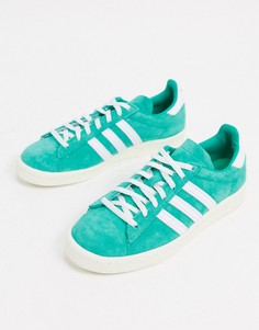 Зеленые кроссовки в стиле 80-х adidas Originals Campus-Зеленый