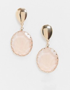 Серьги с розовыми подвесками Accessorize-Мульти