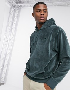 Худи из велюра зеленого цвета Carhartt WIP-Зеленый