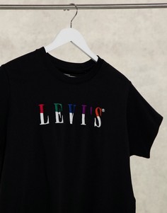 Черная футболка с графичным принтом Levis-Черный Levis®