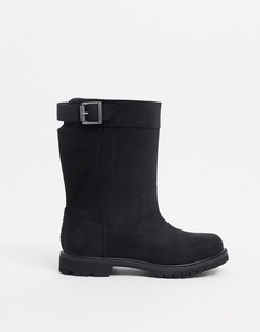 Черные ботинки без застежек Timberland-Черный