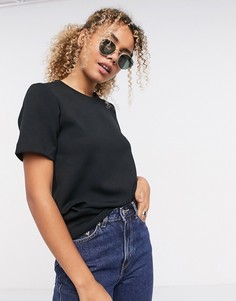 Черная трикотажная футболка InWear-Черный
