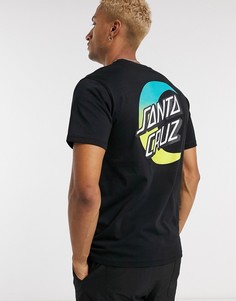 Черная футболка Santa Cruz-Черный