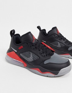 Черные кроссовки с серебристыми вставками Nike Jordan Mars 270-Черный