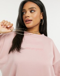 Платье-футболка с логотипом New Girl Order-Розовый