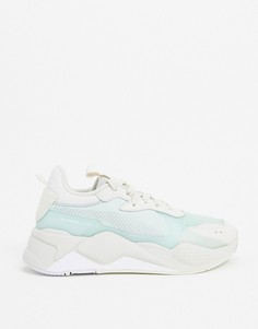 Серо-голубые кроссовки Puma RS-X Tech-Серый