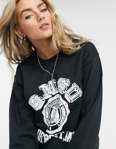 Черный свитшот Topshop