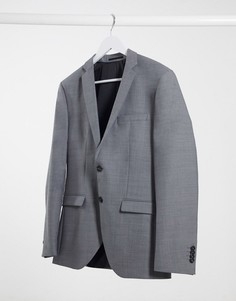 Светло-серый приталенный пиджак Jack & Jones Premium