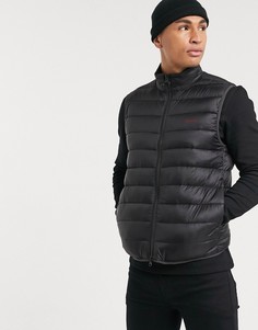 Черный стеганый жилет Barbour