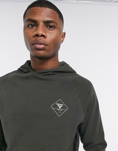 Худи темно-зеленого цвета Barbour Beacon-Зеленый