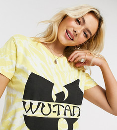 Свободная футболка с принтом "wu-tang" Daisy Street-Желтый