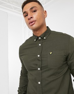 Зеленая оксфордская рубашка Lyle & Scott-Зеленый