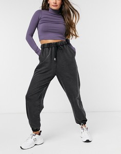 Джоггеры в стиле oversized с эффектом кислотной стирки ASOS DESIGN Hourglass-Черный