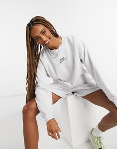 Светло-серый свитшот Nike Move To Zero