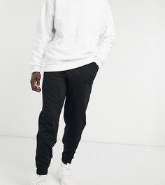 Черные джоггеры в стиле oversized из органического хлопка ASOS DESIGN Tall-Черный