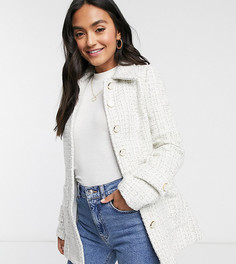 Твидовый пиджак от комплекта Fashion Union-Бежевый