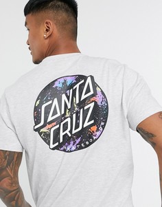 Серая футболка Santa Cruz-Серый