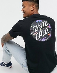 Черная футболка Santa Cruz-Черный