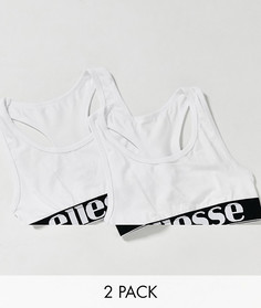2 белых бюстгальтера Ellesse-Белый