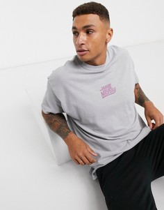 Серая футболка с принтом New Look-Серый